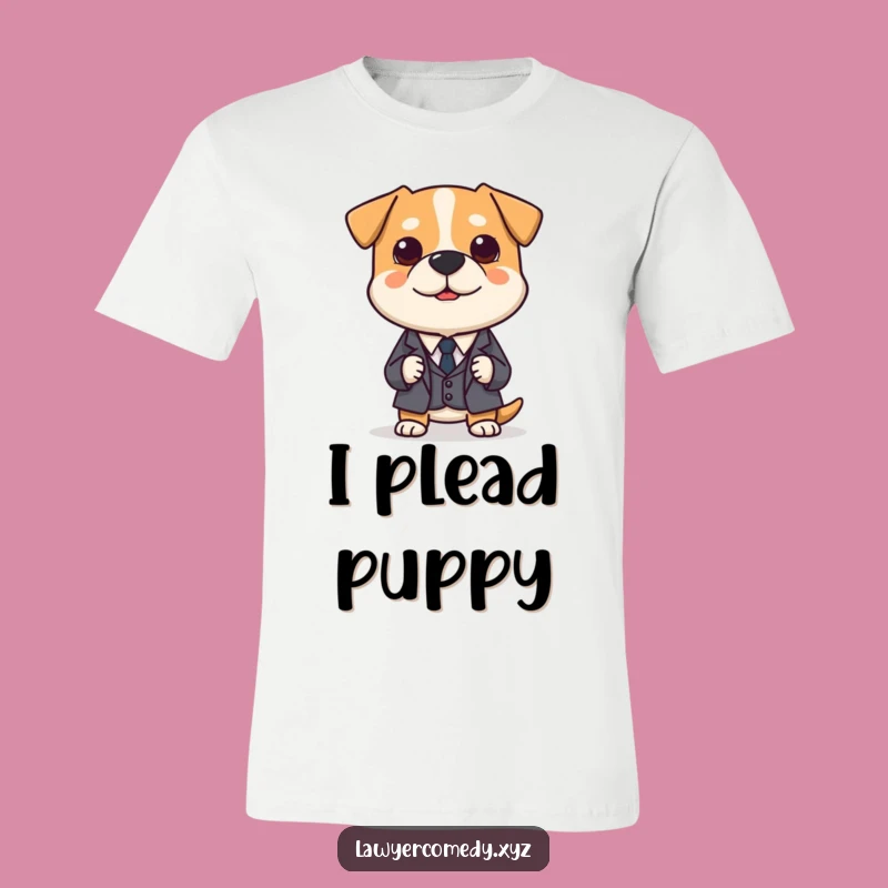 Funny Dog Lawyer T-Shirt: Polite Canine Legal Style Tee